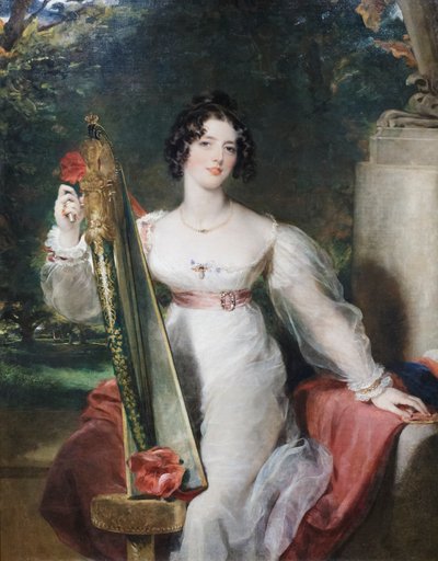 伊丽莎白-康宁汉姆夫人肖像（1769-1861 年）（布面油画） 作者 托马斯·劳伦斯