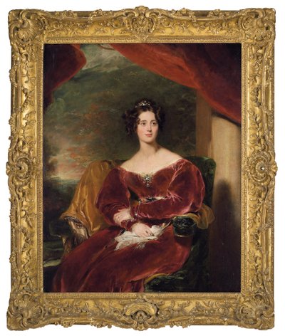 威尔顿伯爵夫人玛丽的肖像，1829年 作者 托马斯·劳伦斯
