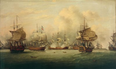多格尔河岸战役，1781 年 8 月 5 日 作者 托马斯·鲁尼