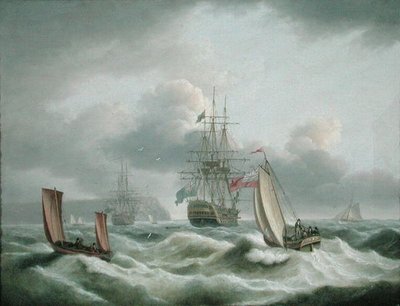 躺在贝里头上的两个德科（布面油画） 作者 托马斯·鲁尼