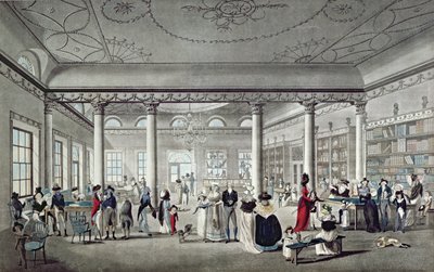1789年在马盖特的霍尔图书馆 作者 托马斯·马尔顿