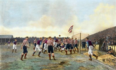 阿斯顿维拉诉桑德兰，1893年 作者 托马斯·玛丽·马达瓦斯卡·海米