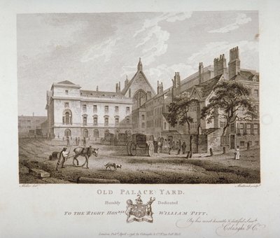 伦敦威斯敏斯特老宫院，1796年 作者 托马斯·梅德兰
