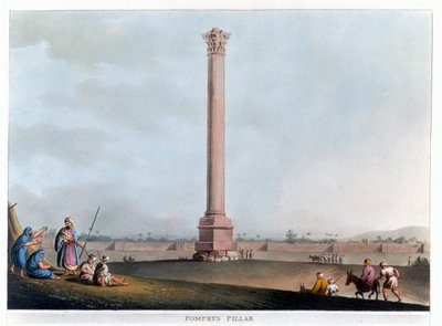 庞贝的柱子，埃及亚历山大，1802年 作者 托马斯·米尔顿