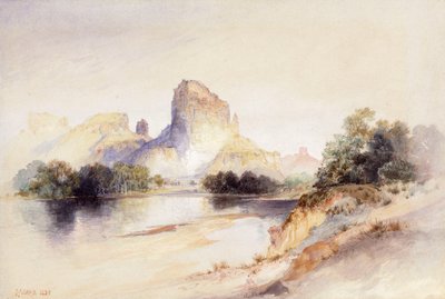 1894年，怀俄明州格林河城堡山丘 作者 托马斯·莫兰