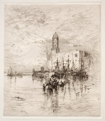 圣胡安德乌鲁阿城堡，韦尔兹·克鲁兹，1884年。 作者 托马斯·莫兰