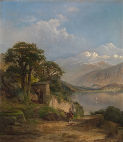 科莫湖，1867年 作者 托马斯·莫兰