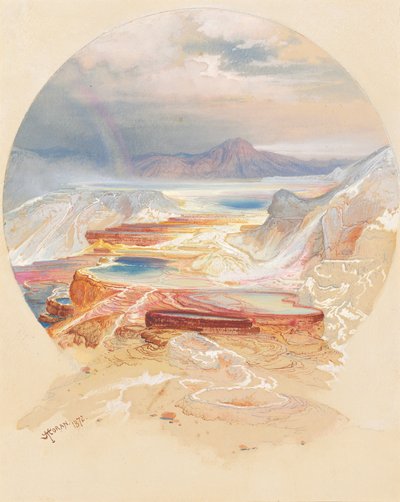 米纳瓦台，黄石公园 作者 托马斯·莫兰