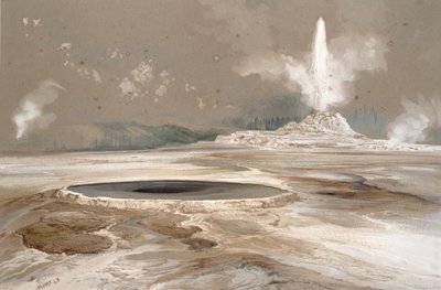 牵牛花池，1873年 作者 托马斯·莫兰