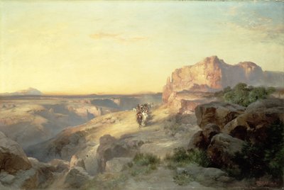 红岩步道，南犹他州，1913年 作者 托马斯·莫兰