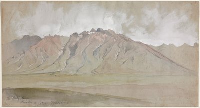 内华达州的Ruby Range，1879年。 作者 托马斯·莫兰