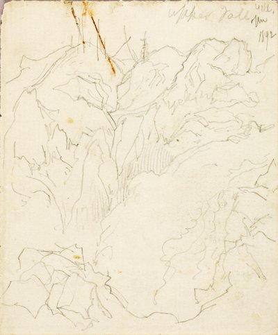 黄石公园上瀑布 作者 托马斯·莫兰