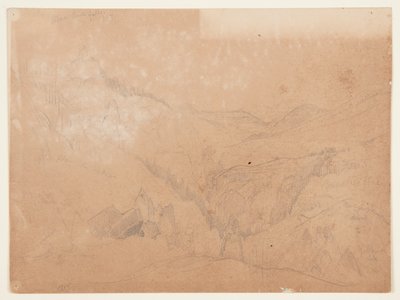 黄石公园，塔瀑布上方 作者 托马斯·莫兰