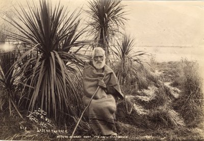 最后一场比赛，Matte Korako Wera。 Ote Hapu Ngatimamoe，c.1895（蛋白打印） 作者 托马斯·缪尔