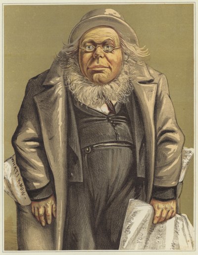 Horace Greeley的漫画 作者 Thomas Nast