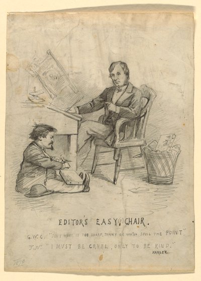 素描（美国），1870 年 作者 托马斯·纳斯特
