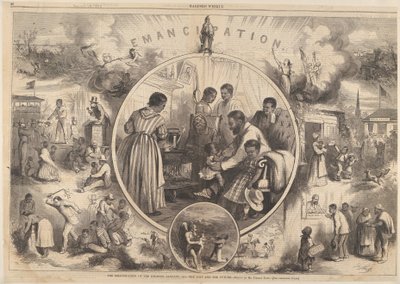 解放黑人--过去和未来》摘自《哈珀斯周刊》，1863年1月24日。 作者 托马斯·纳斯特