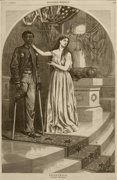 特许经营，来自Harper&39;s Weekly，1865年8月5日 作者 托马斯·纳斯特