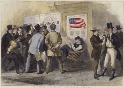 纽约的战争激动人心 作者 Thomas Nast