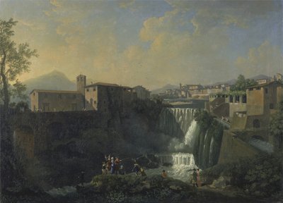 蒂沃利景色，c.1750-55（布面油画） 作者 托马斯·帕奇
