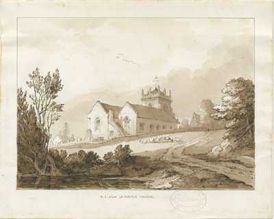 福顿教堂：绘画，nd [？1838]（绘画） 作者 托马斯·佩普洛伍德