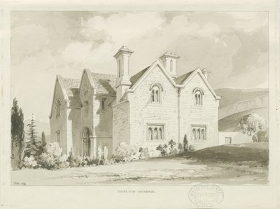 摩尔顿牧师：棕褐色水墨画，1841年 作者 托马斯·佩普洛伍德