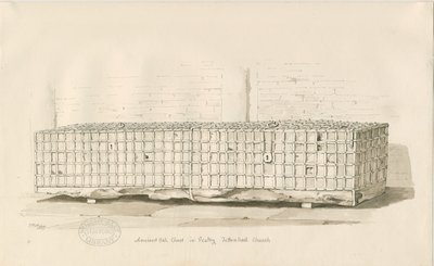 Tettenhall-古代橡树箱：棕褐色和钢笔画 作者 托马斯·佩普洛伍德
