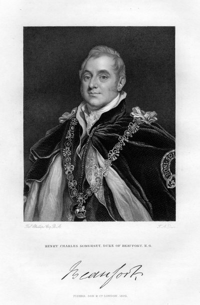 亨利·查尔斯·萨默塞特（Henry Charles Somerset），博福特公爵，1829年 作者 托马斯·菲利普斯