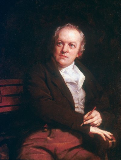 威廉-布莱克，英国神秘主义者、诗人、艺术家和雕刻家，1807年 作者 托马斯·菲利普斯