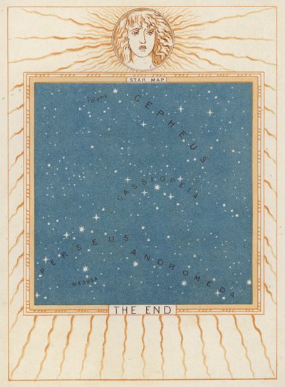 珀尔修斯和仙女座（彩色石版画） 作者 托马斯·拉尔夫·斯彭斯