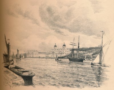 从河格林威治宫，1902年 作者 托马斯·罗伯特·韦