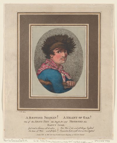 一个英国海员!一颗橡树之心！，1801年11月15日。，1801年11月15日。 作者 托马斯·罗兰森