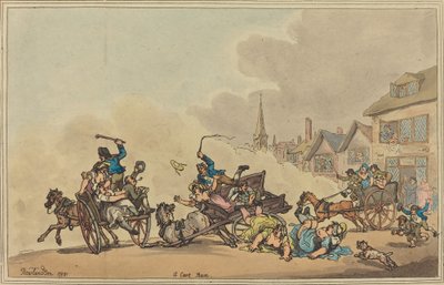 车赛，1788年。 作者 托马斯·罗兰森