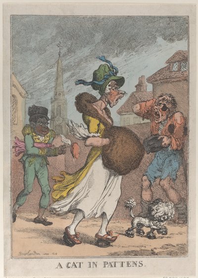 帕滕斯的一只猫，1812., 1812. 作者 托马斯·罗兰森
