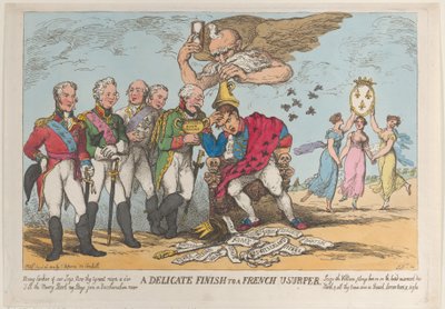 A Delicate Finish to a French Usurper, April 20, 1814. , April 20, 1814. 作者 托马斯·罗兰森