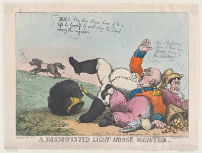 A Dismounted Light Horse Volunteer, June 30, 1804., June 30, 1804. 作者 托马斯·罗兰森