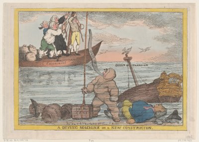 A Diving Machine on a New Construction, May 31, 1806., May 31, 1806. 作者 托马斯·罗兰森