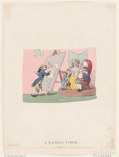 A Family Piece, published 1803 later reissue., published 1803 later reissue. 作者 托马斯·罗兰森