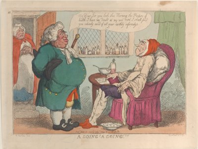 A Going!A Going!!, June 10, 1809., June 10, 1809. 作者 托马斯·罗兰森