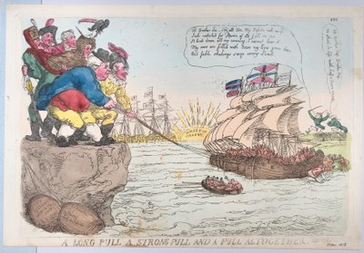 A Long Pull A Strong Pull and a Pull Altogether, November 25, 1813., November 25, 1813. 作者 托马斯·罗兰森