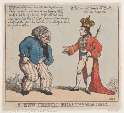 一个新的法国幻影，1803., 1803. 作者 托马斯·罗兰森
