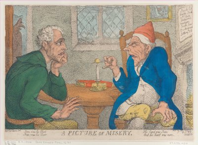 A Picture of Misery, April 10, 1811., April 10, 1811. 作者 托马斯·罗兰森