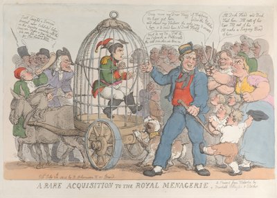 A Rare Acquisition to the Royal Menagerie, July 28, 1815., July 28, 1815. 作者 托马斯·罗兰森
