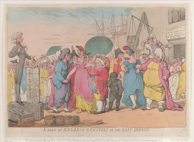 A Sale of English-Beauties in the East Indies, [May 10, 1811], reprint., [May 10, 1811], reprint. 作者 托马斯·罗兰森