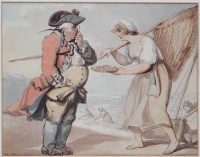 虾先生，先生？，1799年 作者 托马斯·罗兰森