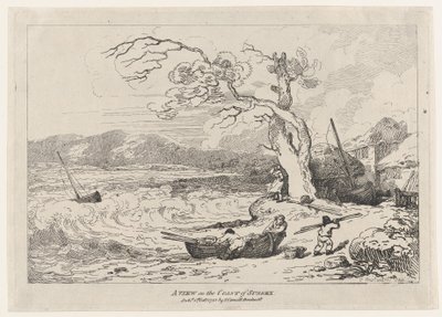 A View on the Coast of Sussex, October 1, 1785., October 1, 1785. 作者 托马斯·罗兰森