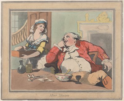 After Dinner, October 22, 1789., October 22, 1789. 作者 托马斯·罗兰森