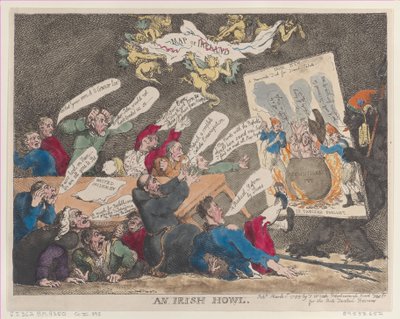 An Irish Howl, March 1, 1799., March 1, 1799. 作者 托马斯·罗兰森