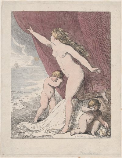 Ariadne Abandoned by Theseus, 1790-99., 1790-99. 作者 托马斯·罗兰森