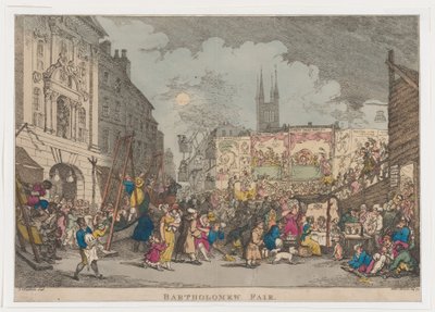 Bartholomew Fair, 1807., 1807. 作者 托马斯·罗兰森